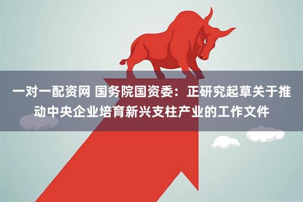 一对一配资网 国务院国资委：正研究起草关于推动中央企业培育新兴支柱产业的工作文件